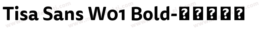 Tisa Sans W01 Bold字体转换